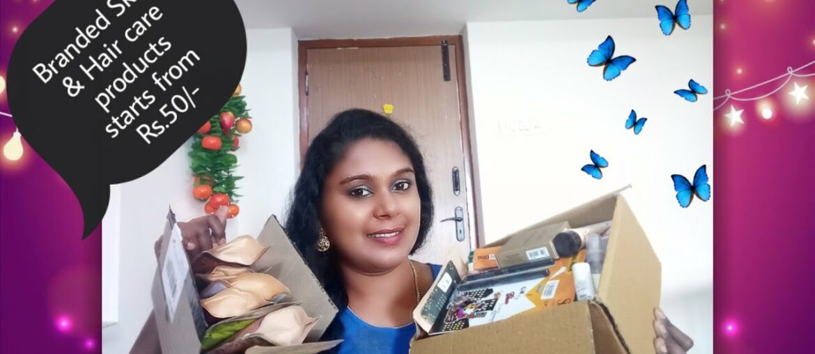 Huge & Affordable Skin care & Makeup products starts from Rs.50/-