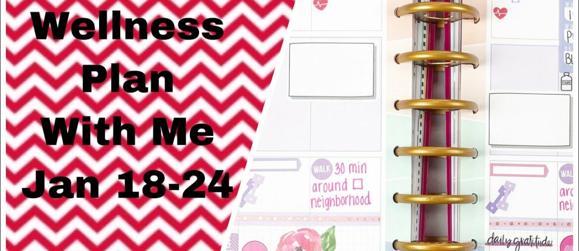 Plan With Me - Wellness Planner - Jan 18-24, 2021