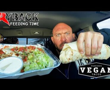 Pancho’s Cali Burrito & Quesadilla (V) Mukbang Ryback Feeding Time