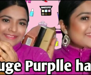 Huge Purplle haul 2021 || Affordable haul || skincare & makeup haul || Glam Dazzle