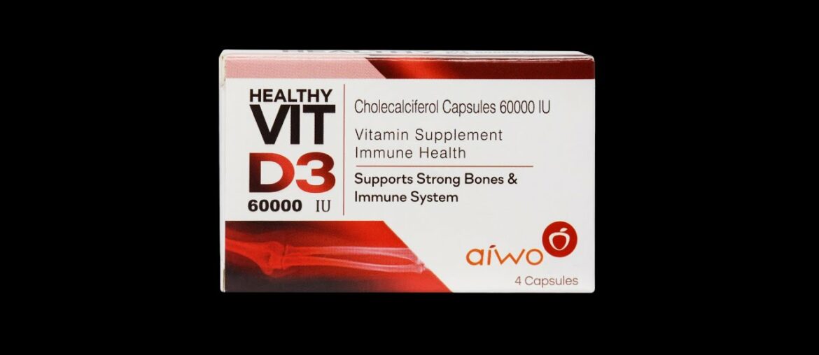 Aiwo Vitamin D3 60000 IU ULTRA STRENGTH