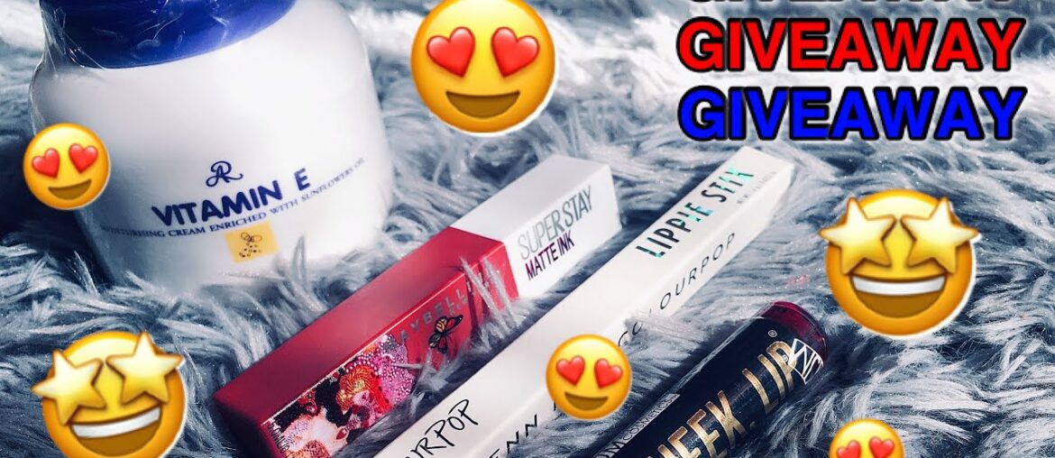 GIVEAWAY ALERT | Maybelline X Colourpop X KJM cheekliptint X Vitamin E Cream