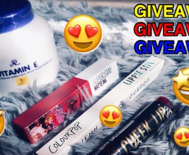 GIVEAWAY ALERT | Maybelline X Colourpop X KJM cheekliptint X Vitamin E Cream