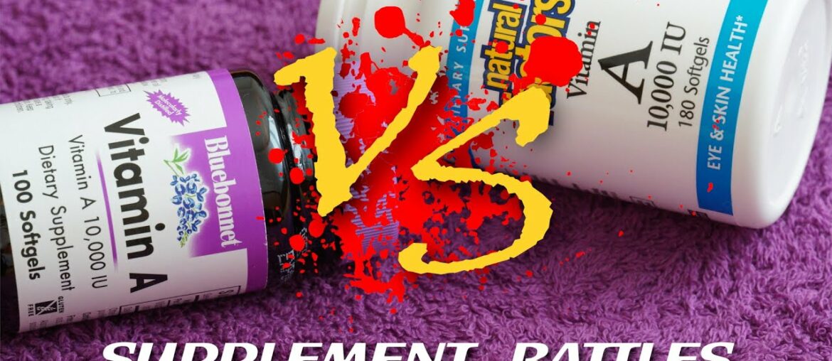 Natural Factors Vitamin A vs Bluebonnet Vitamin A - Supplement Battles #1