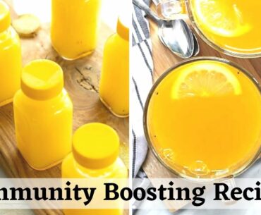 Ginger Turmeric IMMUNE-BOOSTING ENERGY SHOTS (juice recipe)  - FIGHT OFF CORONAVIRUS ( COVID )
