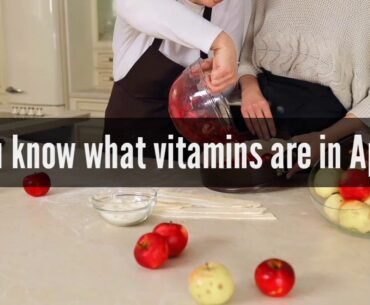 What Vitamins and Minerals are in apple ? Benefits of Apples