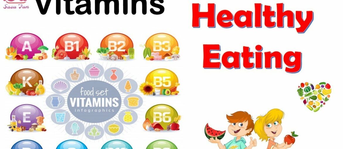 Healthy Eating for kids song | vitamin | all types of vitamins and their sources