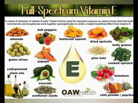 Vitamin E fruits and vegetables