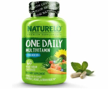 NATURELO One Daily Multivitamin for Men 50+ - with Vitamins & Minerals + Organic Whole Foods - Supp