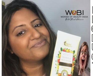 Product Review | Best Mask for Glowing Skin | Oriental Botanics | Vitamin C | woman of Beauty India