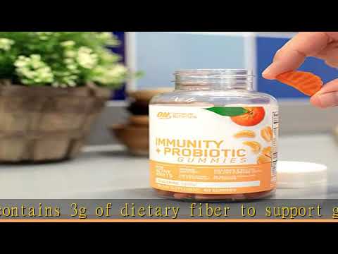 Optimum Nutrition Immunity & Probiotic Gummies, Vitamin C and Zinc for Immune Support and Supports