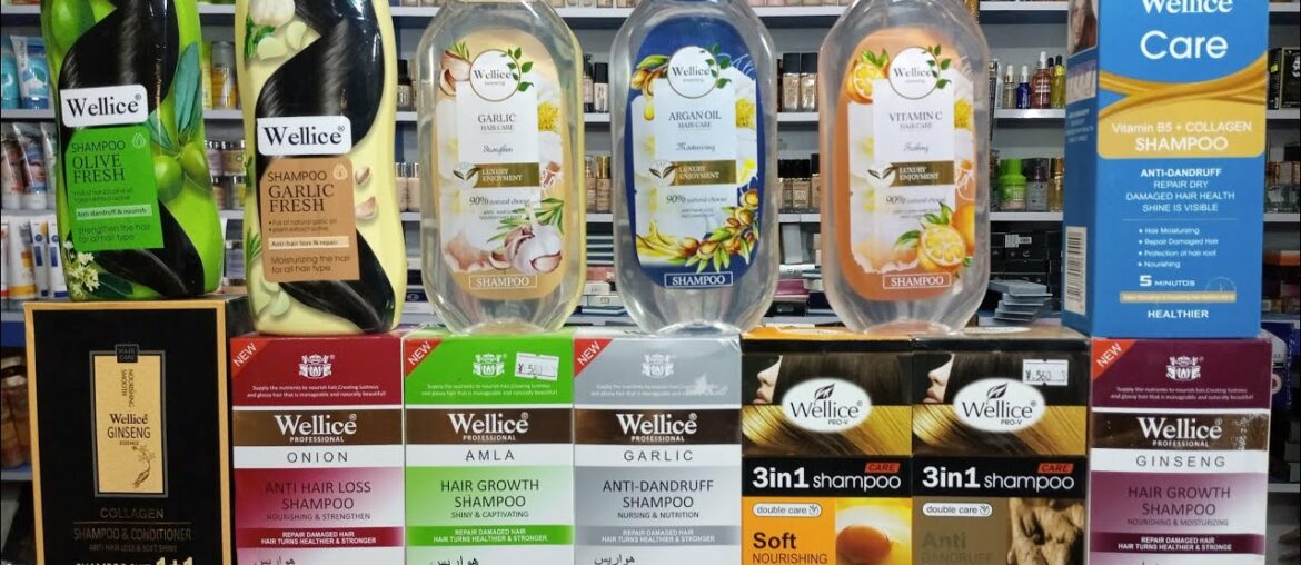 Wellice Vitamin C Hair care Shampoo | wellice Argan oil Hare care Shampoo | wellice Renewing shampoo