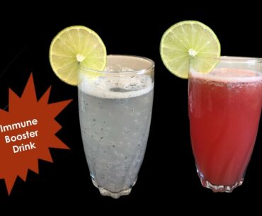 How to make easy Vitamin C Drink | Lime & Watermelon juice | Healthy Juice | Immunity Boosting Drink