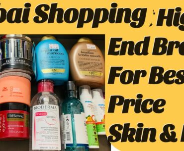 DUBAI Shopping Haul || High End brands in sale | SkinCare,Haircare,candles ,Makeup