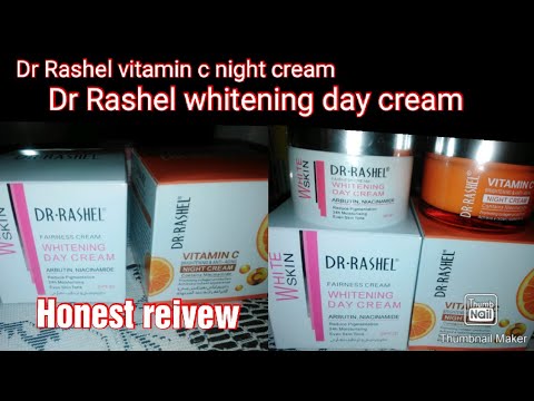 Dr Rashel vitamin c night cream and Dr Rashel whitening day cream, price use detail review by Haya