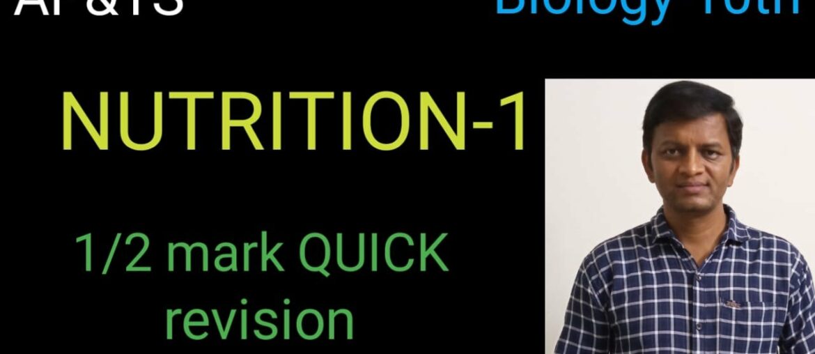 AP&TS/ NUTRITION/10th Biology/Quick revision/By Msrmastersvision.