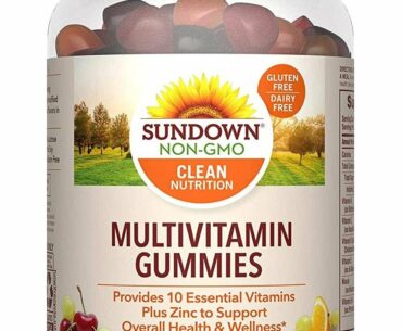 Sundown Adult Multivitamin Gummies with Vitamin C, D3 and Zinc for Immune Health, Gluten-Free, Dair