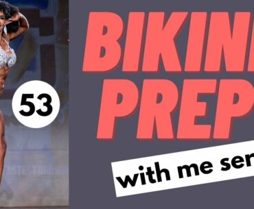 Prep with me series | over 50 bikini fitness | supplements