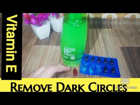 Remove Dark Circles in 3 Days with Vitamin E Capsules | Iqra's Beauty and kitchen