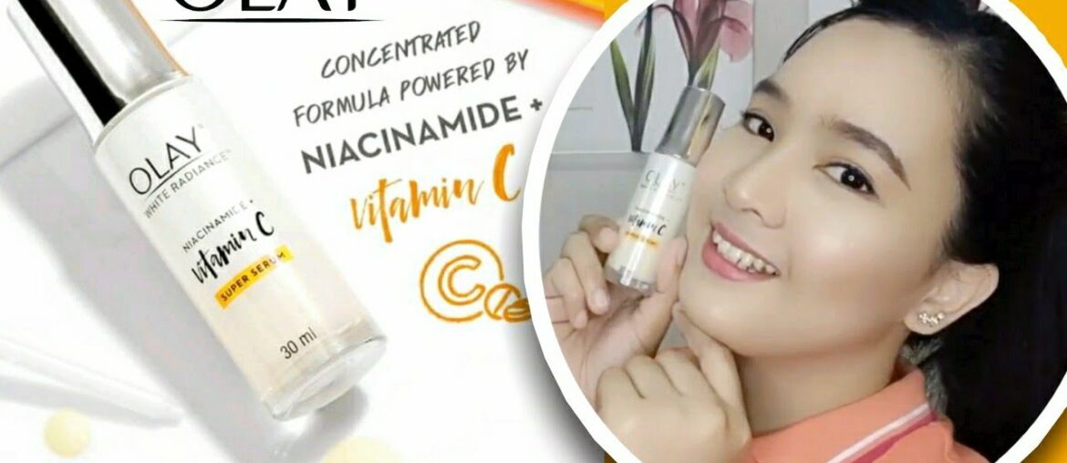 NEW OLAY WHITE RADIANCE NIACINAMIDE + VITAMIN C SUPER SERUM REVIEW! | IVY DIAZ
