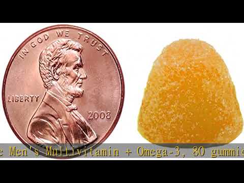 Nature Made Men's Multivitamin + Omega-3 Gummies, Daily Nutritional Support, 80 Count (Packaging Ma