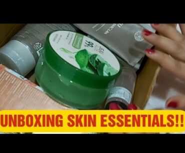 UNBOXING SKIN ESSENTIALS  NYKAA BEAUTY HAUL!  #Thefaceshop #stbotanicavitamincfacewash