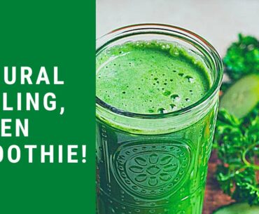 Healthy, Natural Green Smoothie (PH Balancing, detox, anti-inflammatory & Immune Booster)