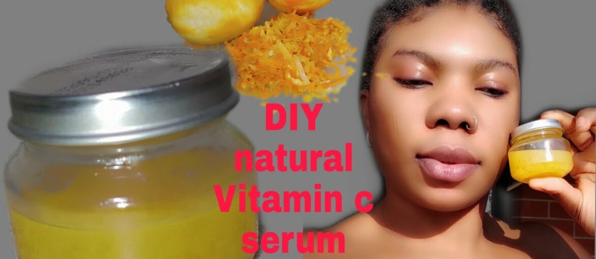 DIY vitamin C Serum face lightening & glowing serums for clear beautiful skin