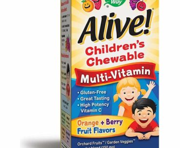 Nature's Way Alive! Children's Premium Chewable Multivitamin, Gluten Free, 120 Chewable Tablets