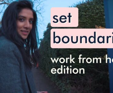 How to set boundaries working from home (wellness tips for working from home)