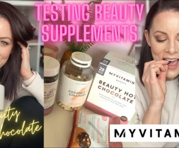 TESTING OUT BEAUTY SUPPLEMENTS FROM MYVITAMINS | Beauty Hot Chocolate | Collagen & Coconut