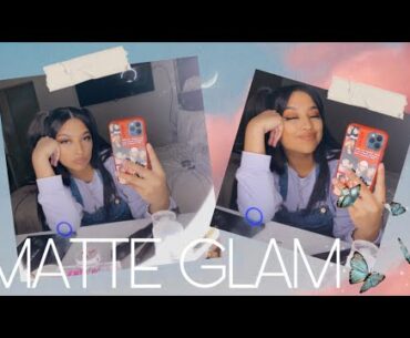 MATTE GLAM MAKEUP LOOK