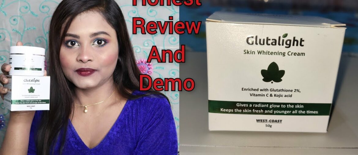 Glutalight Skin whitening Cream | Honest Review And Demo | Natural Yashmine