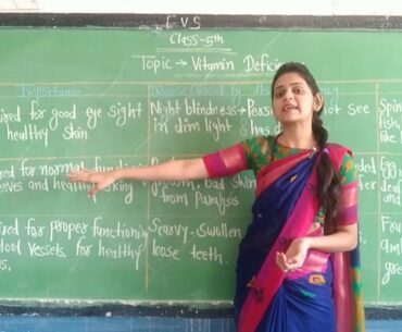 Class - 5th Vitamin Deficiency
