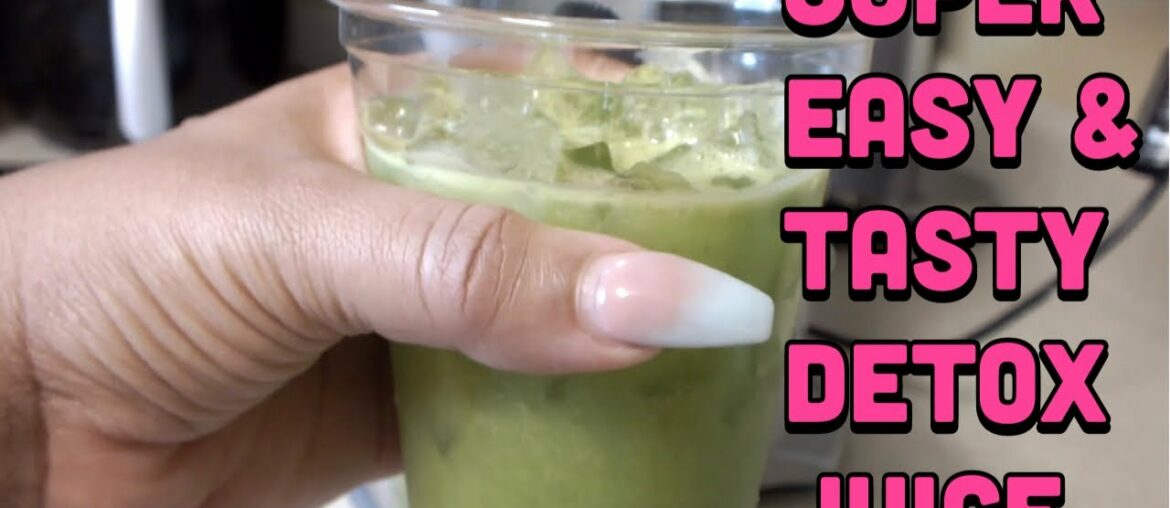 Super Easy Detox Juice Recipe: Great for Energy - Detox- and Immune System Boost.