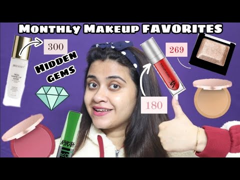 MONTHLY MAKEUP FAVORITES| Top 15 Makeup Products| Starting Rs.150| Priyanka Ghosh