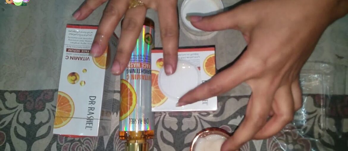 Dr Rashel Vitamin C Series unboxing Skin Whitening And Antie Wrinkle Series