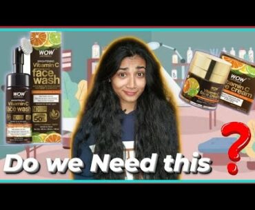 Wow Vitamin C facewash & Face Cream Review ! Anjali Gerald