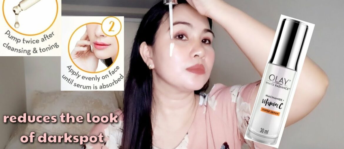 NEW OLAY VITAMIN C SUPER SERUM REDUCING MY DARKSPOT OR PEKAS