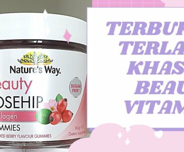 Vitamin Nature's way BEAUTY COLLAGEN ROSEHIP Perawatan kecantikan kulit sehat BERSINAR cantik Alami
