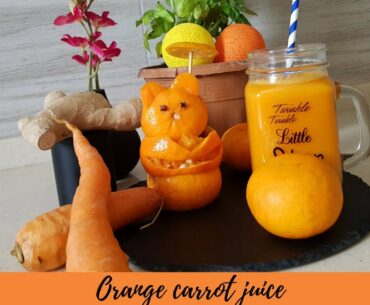 Orange Carrot Juice in Tamil | Fairness Juice | Immune Booster & Vitamin C Juice | YoYummyLifestyle
