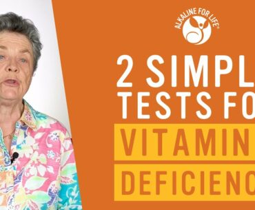 Are you getting enough of the VITAL nutrient VITAMIN C?  Try these 2 TESTS!