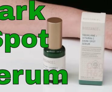 Biossance Skincare Squalane + 10% Vitamin C Dark Spot Serum Review and How to Use