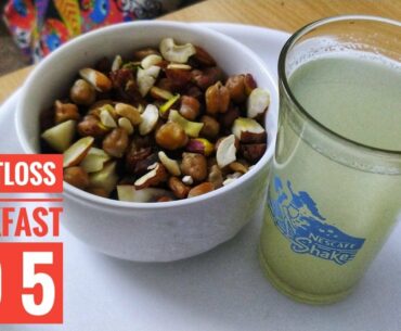 oil free chana dryfriuts salad and vitamin c rich amla juice | weightloss breakfast recipe tamil