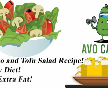 Tofu Avocado Salad (Healthy diet, Delicious Recipe, Easy to make)| Ideal for weight loss| #shorts