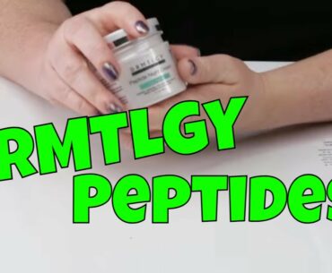 DRMTLGY Skincare Peptide Night Cream Moisturizer Review and How to Use