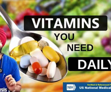 What VITAMINS do you Need Daily - fat soluble vs water soluble | Dr.Education (Hindi - Eng Subs)