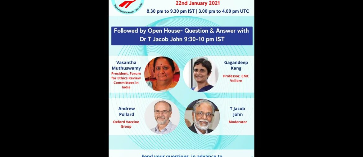 Webinar on Cutting Edge Update on COVID-19 Vaccines