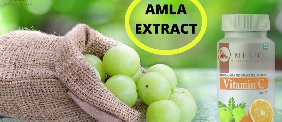 Meld Natural Vitamin C with Amla and Orange Peel Extract 60 Tablet