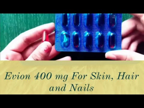 Evion 400mg For Skin,Hair and Nails|Evion vitamin E capsule|